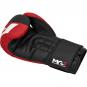 Boxerské rukavice RDX Rex F4 červeno černé vel. 14 oz dlaň