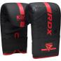 Boxerské rukavice pytlovky RDX Kara Series F6 matte red 4 oz obe
