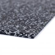 Sportovní gumová podlaha do fitness PROFI CF 10 mm černo-šedá 30% vsyp