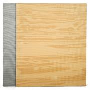 Tatami Wood 100 x 100 x 2 cm X-gym šedá-dřevo