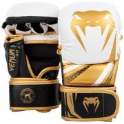 MMA sparring rukavice Challenger 3.0 bílé/černo-zlaté VENUM
