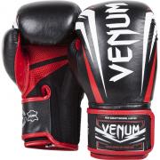 Boxerské rukavice Sharp černo/bílo/červené - kůže Nappa VENUM