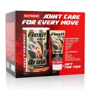 NUTREND Flexit Pack Flexit Gold Drink 400 g pomeranč + Flexit Gold Gel 100 ml