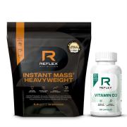 REFLEX Instant Mass Heavy Weight 5,4 kg + Vitamin D3 100 kapslí ZDARMA