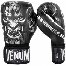 Boxerské rukavice Devil bílé/černé VENUM vel. 14 oz