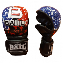 MMA rukavice Grappling Tricolor - kůže BAIL vel. XL