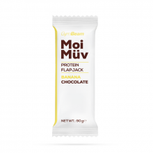 GymBeam MoiMuv Protein Flapjack 90 g banana chocolate