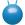 Dětský skákací míč s uchy 53 cm modrý