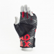 Gelové rukavice MADMAX vel. L XL šedé červené detail