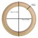 Gymnastické kruhy dřevěné TUNTURI Wooden Gym Ring rozměry