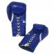 Boxerské rukavice Profi - kůže šněrovací 10 oz modré BAIL inside