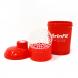 TRINFIT Shaker Red Fire 300 + 150 ml rozložený