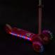 Dětská koloběžka NILS Fun HLB001 LED růžová svítící
